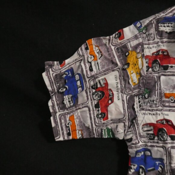 KLOZ FOR KIDS | size 5 | Colorful Cars All-Over Print Button-Up Casual Shirt - Picture 3 of 15